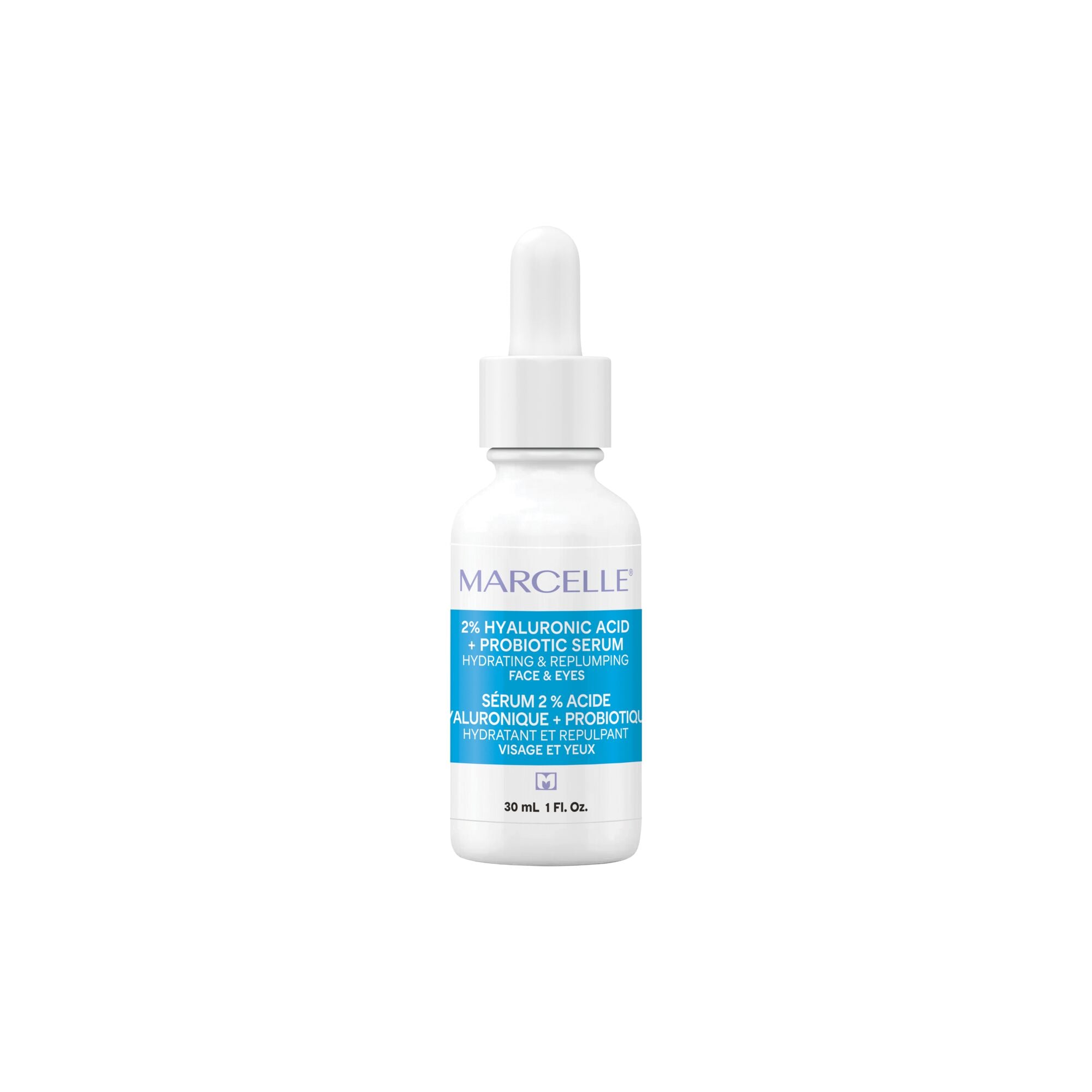 2% Hyaluronic Acid + Probiotic Serum - 30mL – Marcelle