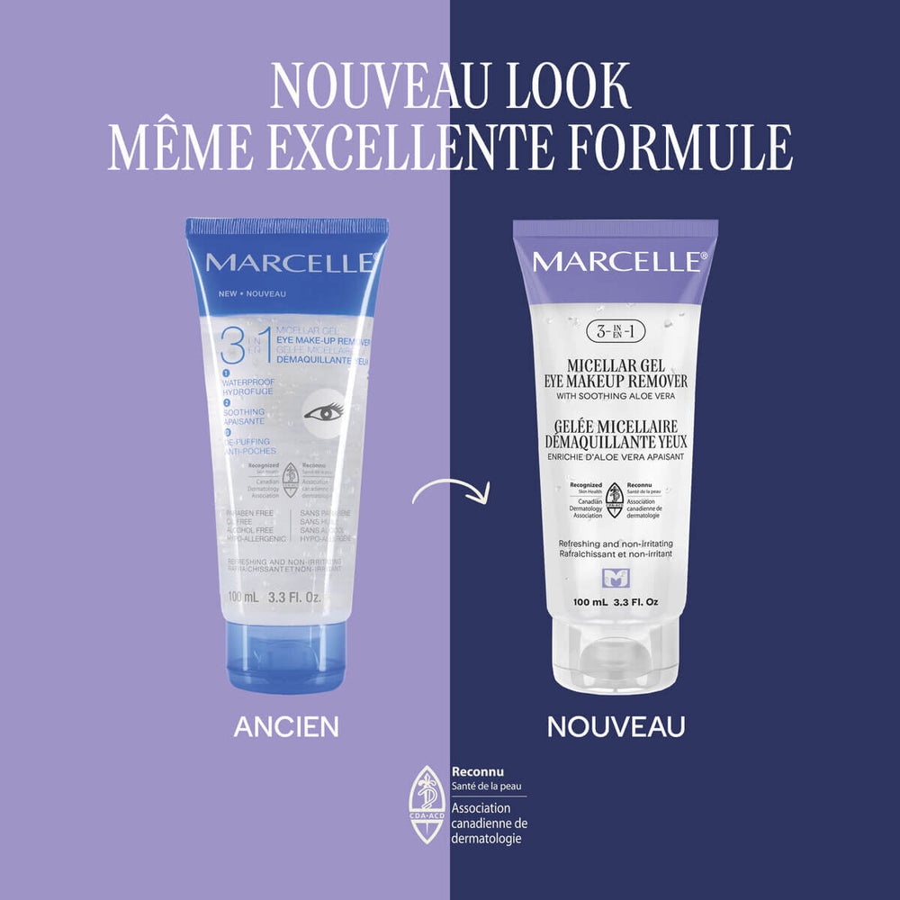 Gelée micellaire démaquillante yeux 3 en 1 - Marcelle