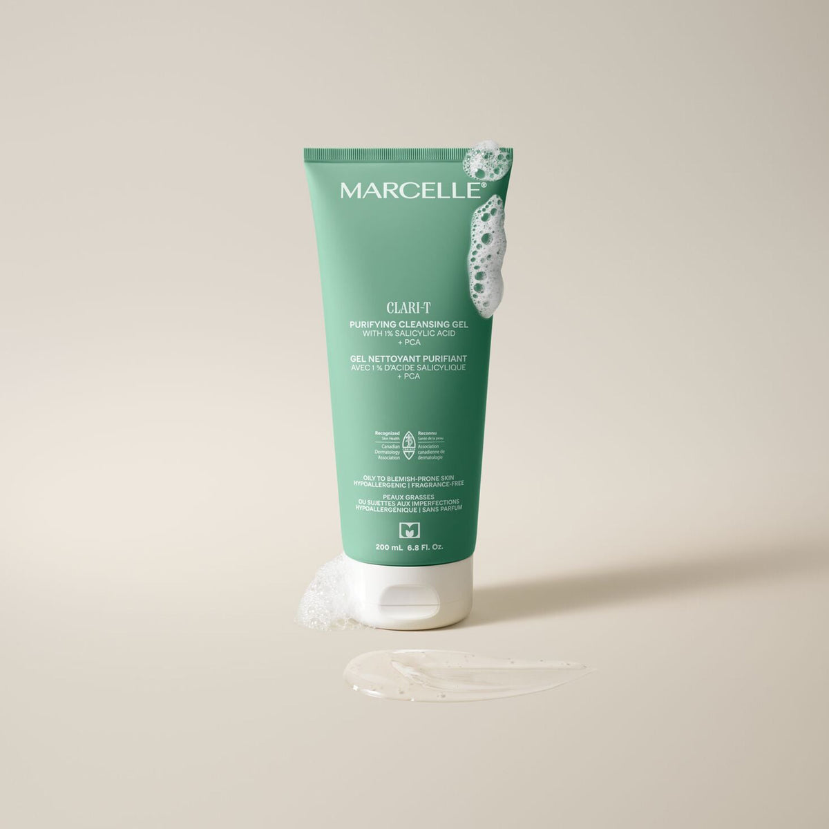 Clari-T Purifying Cleansing Gel with 1% Salicylic Acid + PCA