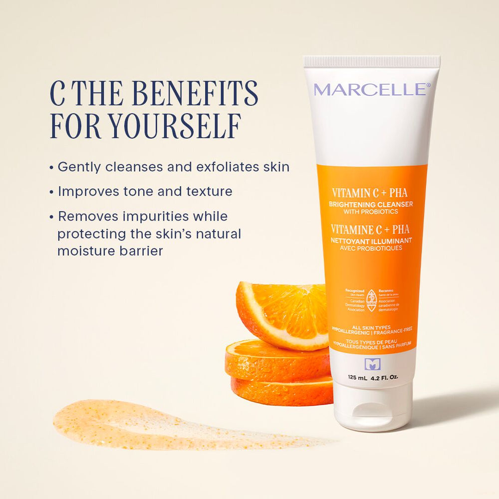 Vitamin C + PHA Brightening Cleanser with Probiotics