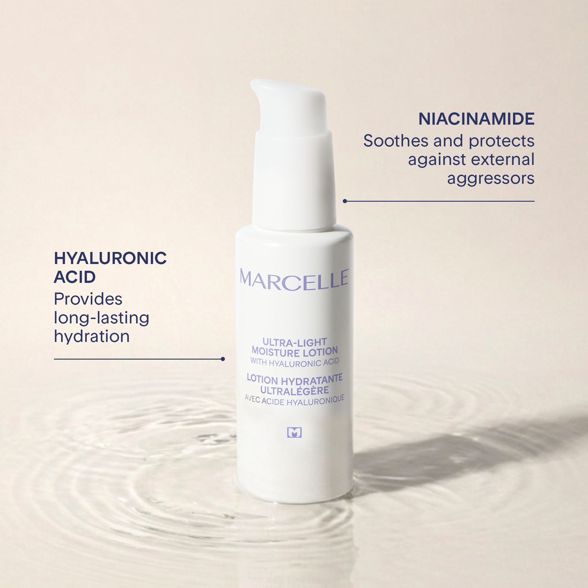 Ultra-Light Moisture Lotion – Marcelle