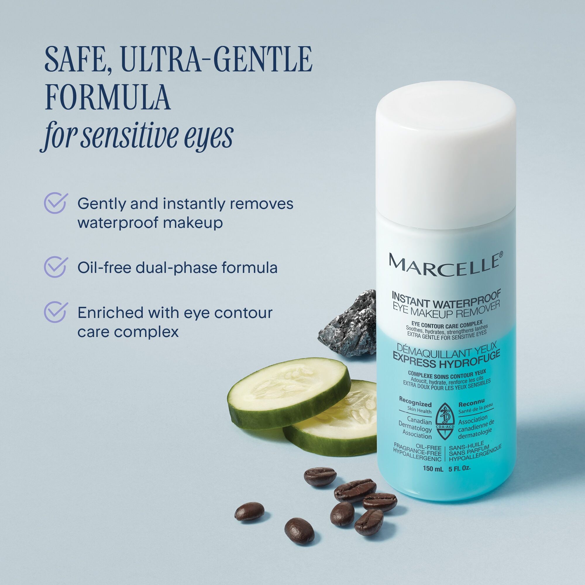 Buy Instant Waterproof Eye Makeup Remover - 150mL from Marcelle