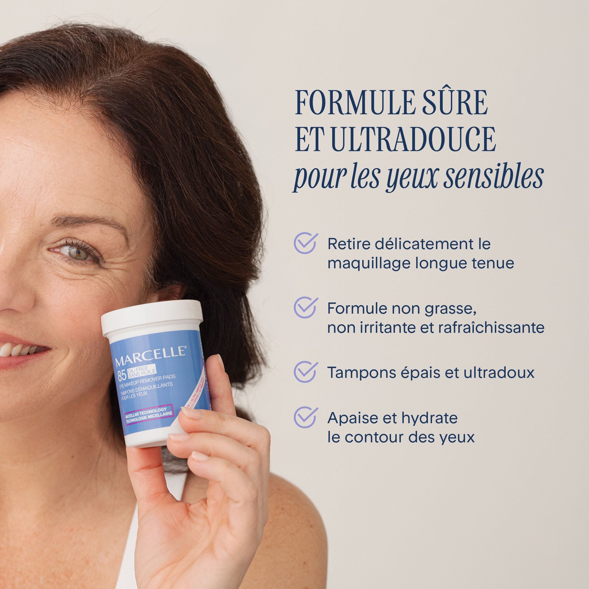Shop Oil-Free Eye Makeup Remover Pads from Marcelle for CA$10.95
