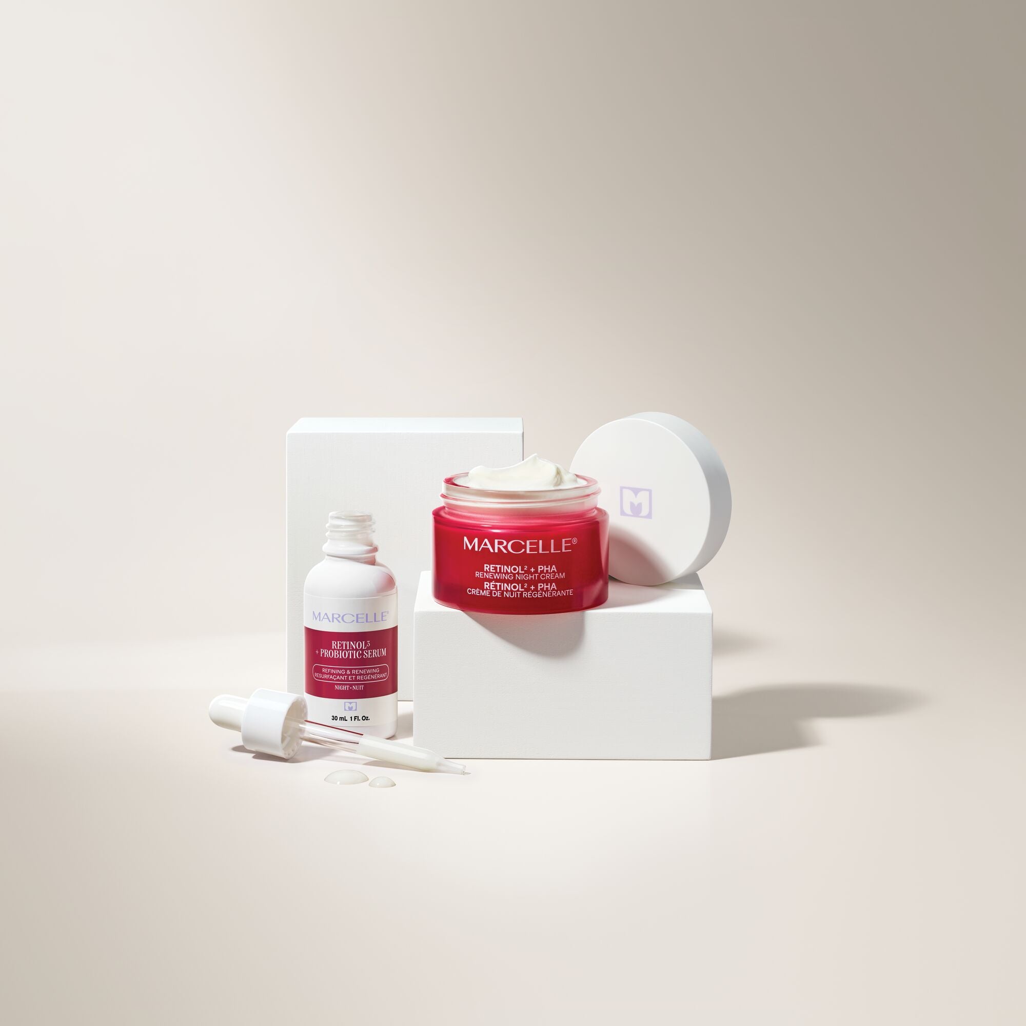Retinol2 + PHA Renewing Night Cream – Marcelle