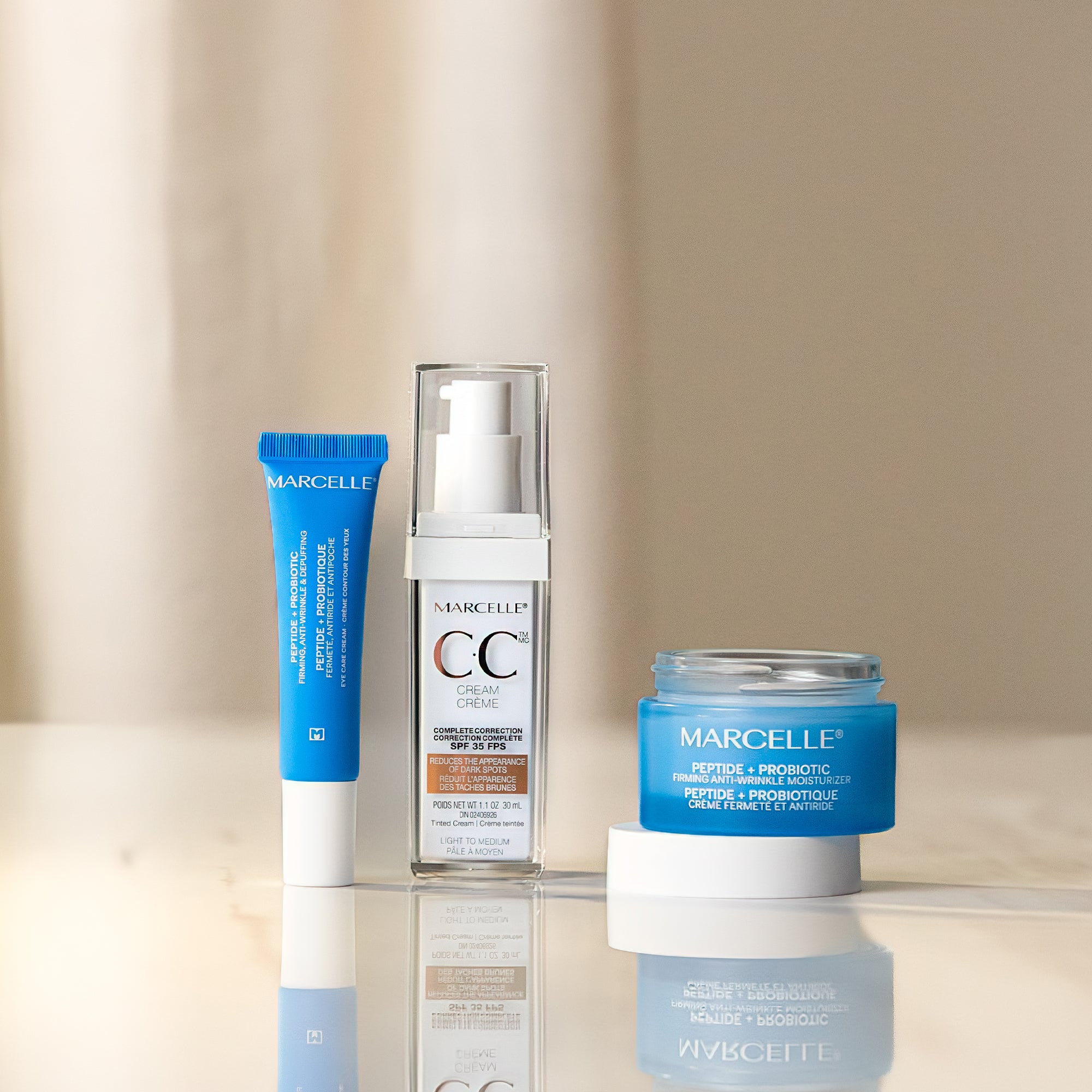 Peptide + Probiotic Firming Anti-Wrinkle Moisturizer – Marcelle