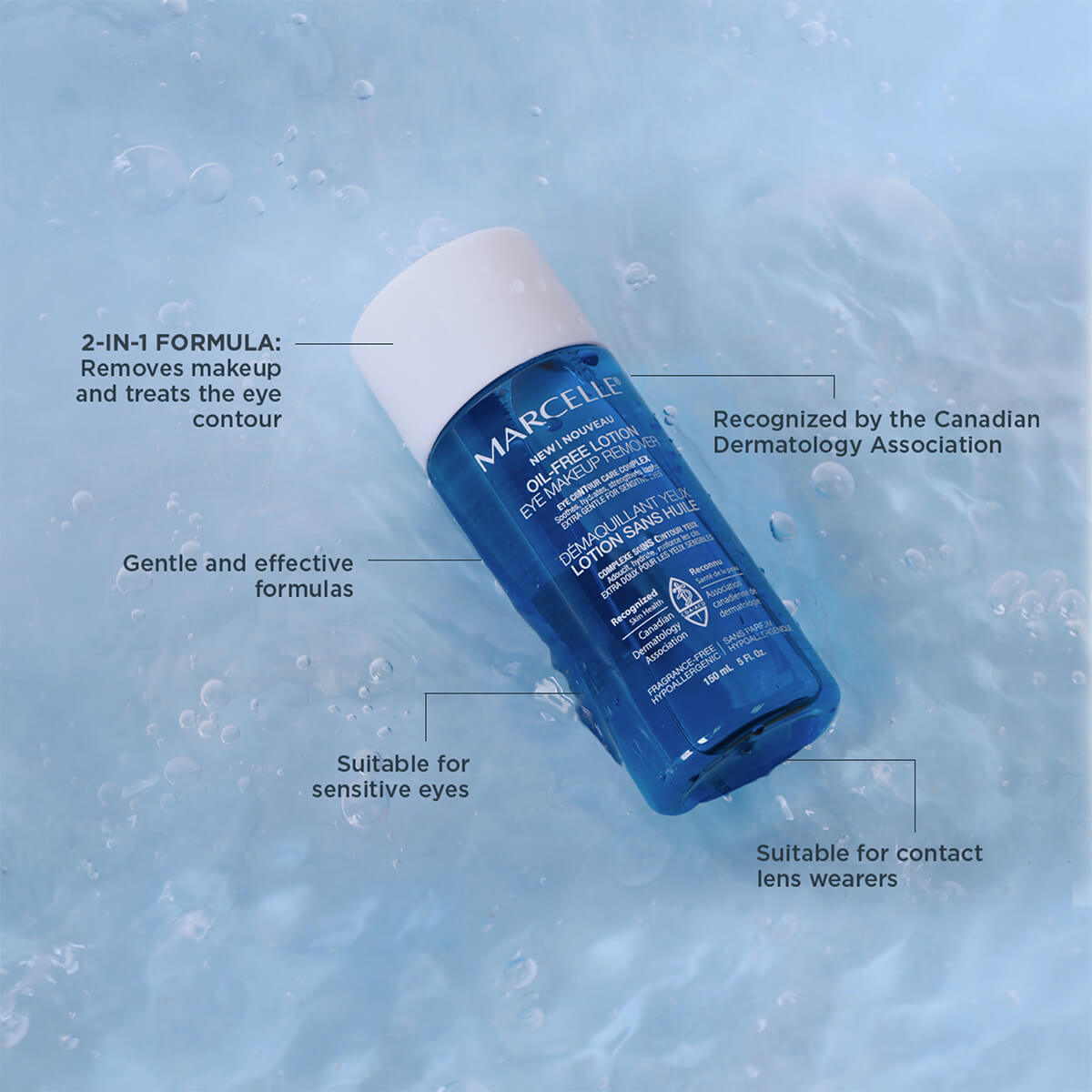 トライアルセット・サンプル Marcelle Oil Free Matte Finish Make-Up Amazon.com : Marcelle Oil-Free Eye Make-Up Remover Pads