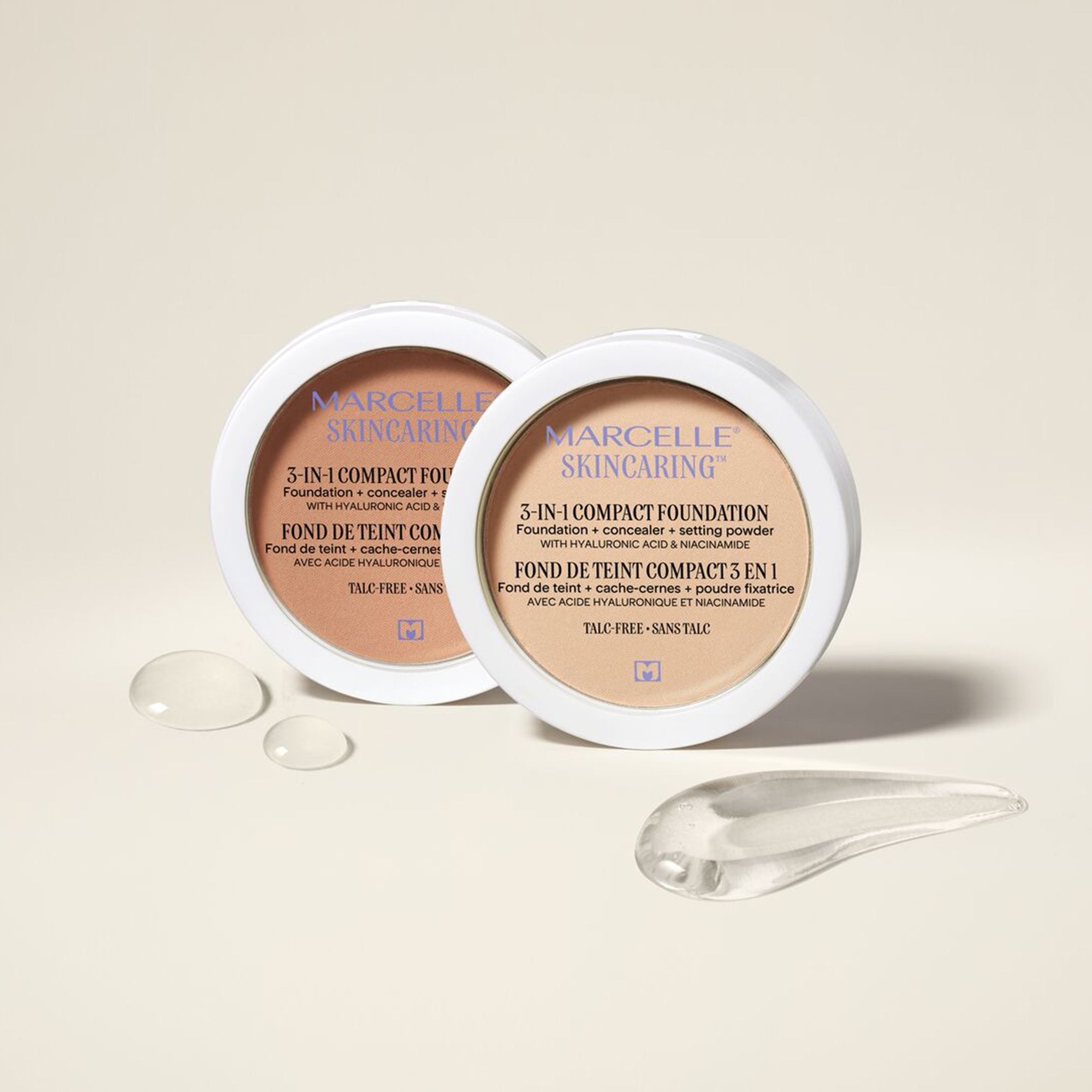 Skincaring 3-in-1 Compact Foundation – Marcelle
