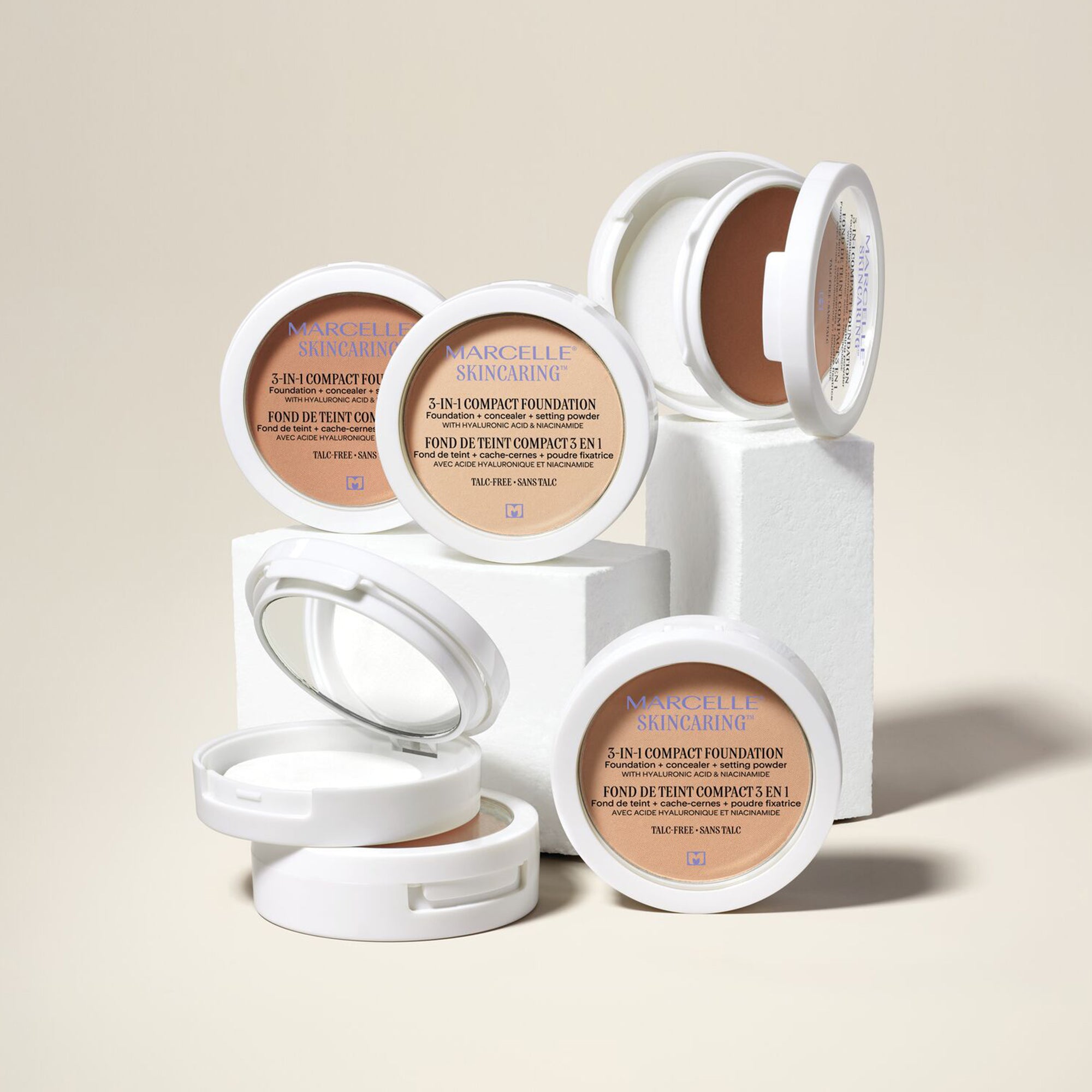Skincaring 3-in-1 Compact Foundation – Marcelle